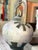 Large Vintage Gerald & Kelly Hong Signed Raku Ceramic Vessel Postmodern Vessel Lidded Jar 18" For Sale In Nashville - Image 6 of 17
