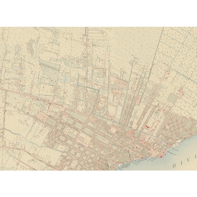 Plan of Paramaribo Suriname, 1920 For Sale - Image 3 of 5