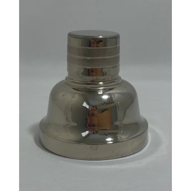Glass Vintage Noritake Sasaki Bamboo Etched Crystal Cocktail Shaker & Decanter Set For Sale - Image 7 of 12