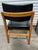 1960s Mid-Century Modern Jens Rise Style Captains Walnut Arm Chairs With Black Leather - Set of 2 For Sale In Pittsburgh - Image 6 of 10