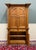 Vintage English Large Pine Cupboard Cabinet Corinthian Capitals Fluted Columns For Sale In Dallas - Image 6 of 16