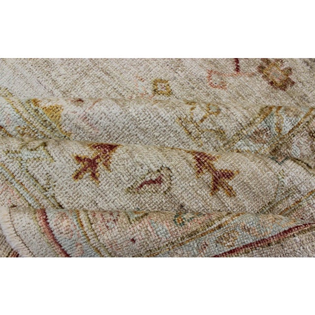 Textile Keivan Woven Arts Angora Oushak Turkish Rug Measures: 12'2 X 14'5 For Sale - Image 7 of 12