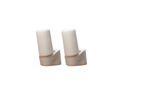 Mid-Century German Ceramic 6063 Sconces by Wilhelm Wagenfeld for Lindner, 1960s, Set of 2