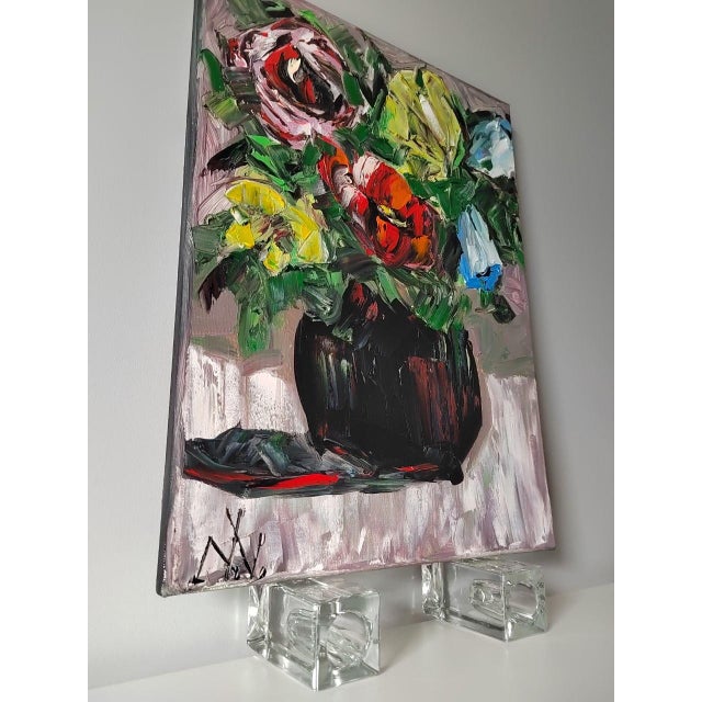 Natalia Vypritskaia, Spring Without Permission, Oil on Canvas For Sale - Image 6 of 11