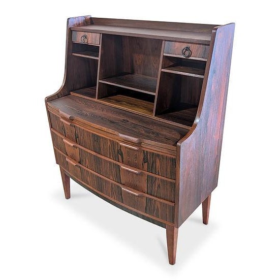 1950s Rosewood Secretary Desk - 112524 For Sale In New York - Image 6 of 6
