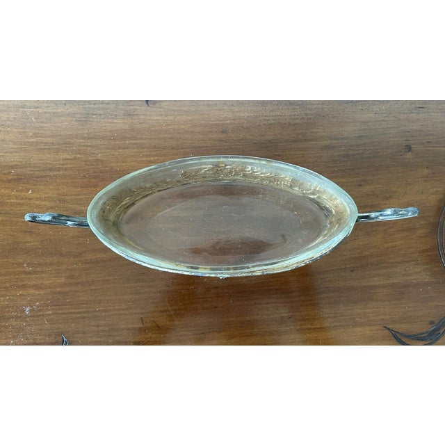 Silver Small Art Nouveau Jardinière with Original Glass, 1890s For Sale - Image 8 of 14