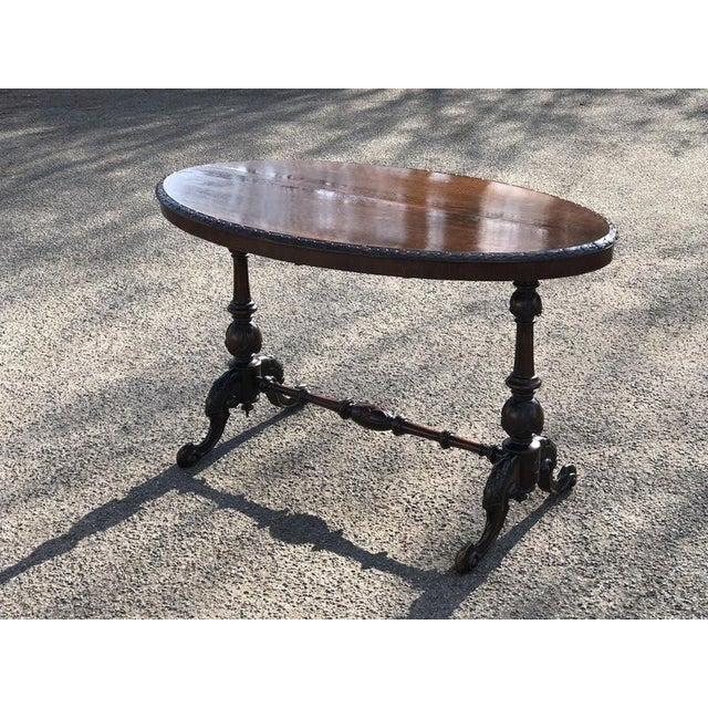 Victorian Side Table on Cabriole Feet For Sale - Image 13 of 14