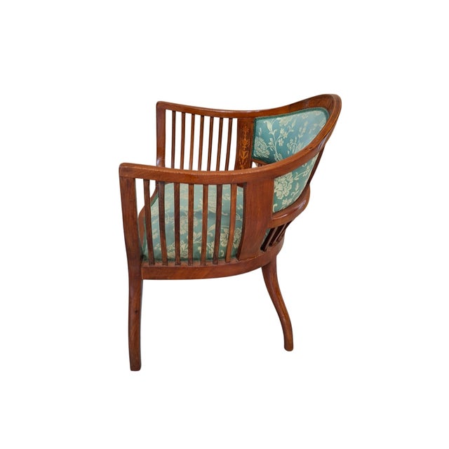 Wood Cherry Wood Bedroom Armchair, 1980s For Sale - Image 7 of 13