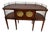 1930s. English Regency Mahogany & Leather Top Console Table / Sofa Table For Sale