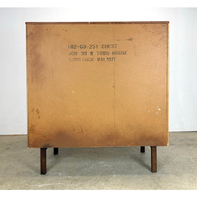 1960s Mid Century Modern George Nelson Style Tall Dresser by Bassett For Sale - Image 11 of 12