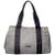 Early 21st Century Salvatore Ferragamo Vintage Nautical Striped Navy Canvas Tote For Sale - Image 5 of 5