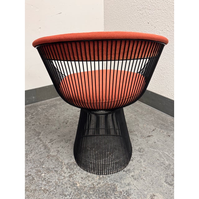 Orange Warren Platner for Knoll International Platner Armchairs, Set of Four For Sale - Image 8 of 12