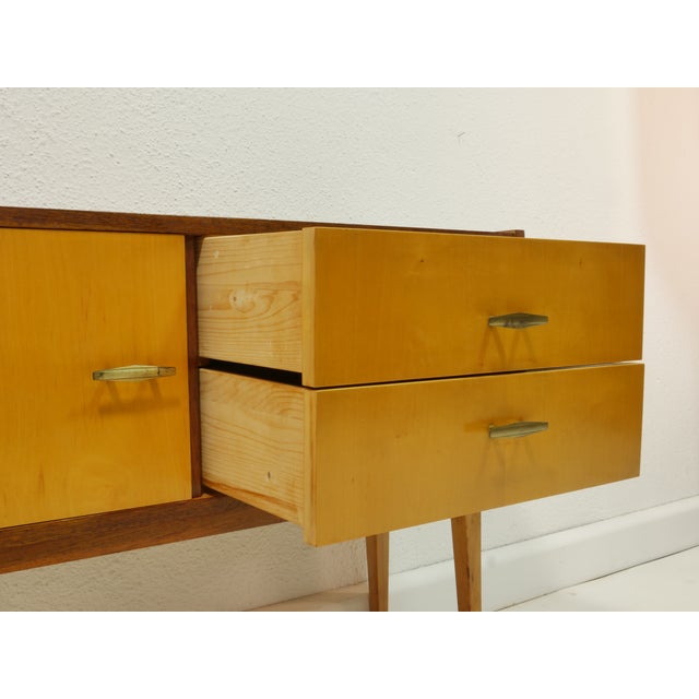Brown Mid-Century Modern German Chest of Drawers, 1960s For Sale - Image 8 of 13