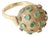 Vintage 18k Gold Emerald Sputnik Ring, Size 9 For Sale