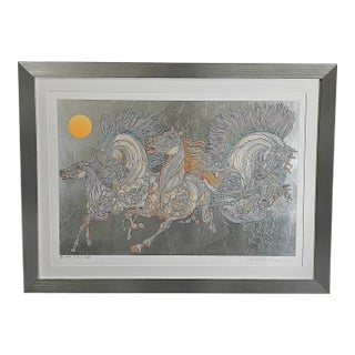 Guillaume Azoulay Lever De Soleil Limited Edition Etching Hand Signed & Numbered 2016 For Sale