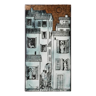 Vitus Lőrincz, Lovers Lane, Enamel For Sale