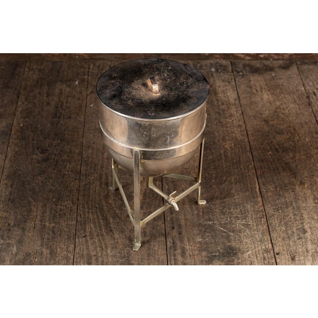 Mid 20th Century Vintage Stainless Steel Salesman Sample Kettle For Sale - Image 5 of 8
