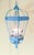 1970s Vintage Style Solid Brass Verdigris Hanging Lantern - Restored & Rewired / 23”h For Sale - Image 5 of 18
