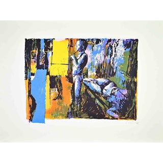 Nicola Simbari, Woman, Screen Print, 1975 For Sale