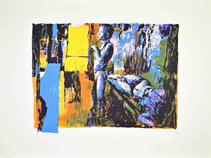 Nicola Simbari, Woman, Screen Print, 1975