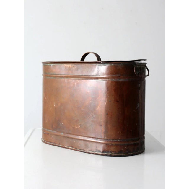 Antique Copper Boiler For Sale - Image 4 of 12