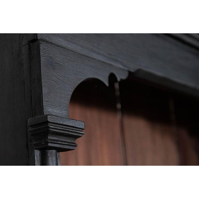 19th Century Ebonised Pine Bookcase, 1879 For Sale - Image 9 of 16
