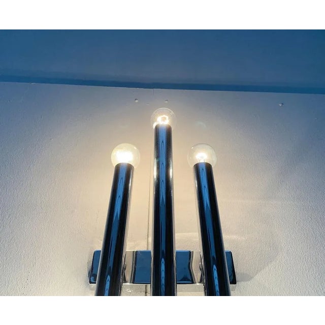 Mid-Century Space Age Chrome Wall Lamp For Sale - Image 16 of 18