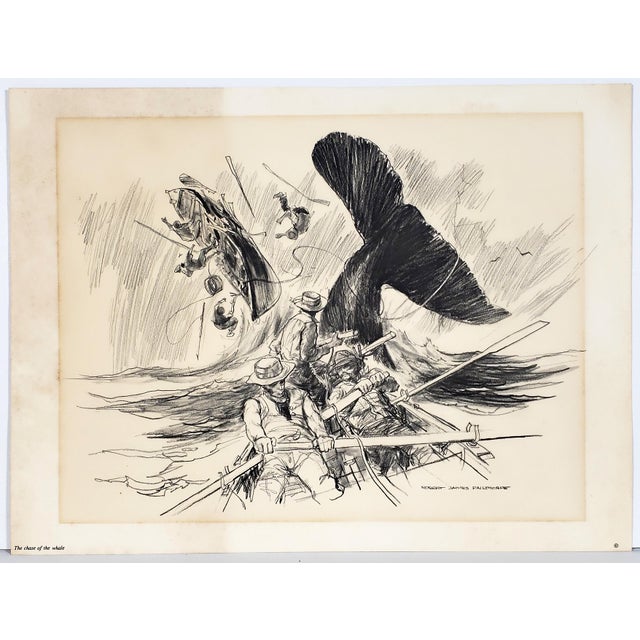 This is a pair of high quality prints of charcoal drawings done by well known artist Robert J. Pailthorpe (1926 - 1999)....