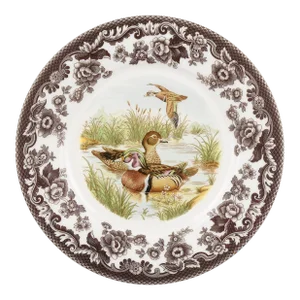 Spode Woodland Luncheon Plate 9", Wood Duck