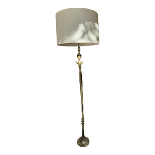 Vintage, Bronze Floor Lamp in the Style of Alberto Giacometti For Sale