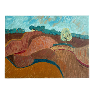 "Hillside Meadow” Oil on Linen by Nancy M. Vignola -