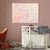 AT PLAY is the title of this modern abstract painting is layered in soft pastel colors, giving it a light and airy...
