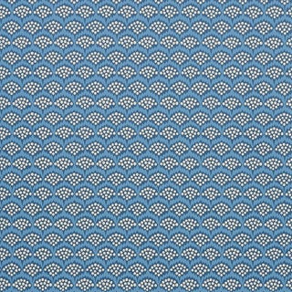 Sample - Schumacher x Neisha Crosland Pollen Wallpaper in French Blue For Sale