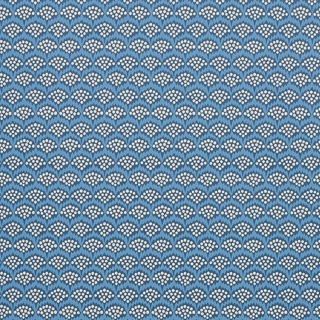 Sample - Schumacher x Neisha Crosland Pollen Wallpaper in French Blue For Sale