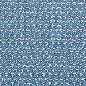 Sample - Schumacher x Neisha Crosland Pollen Wallpaper in French Blue