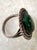 Gorgeous, handcrafted sterling silver vintage Malacate ring