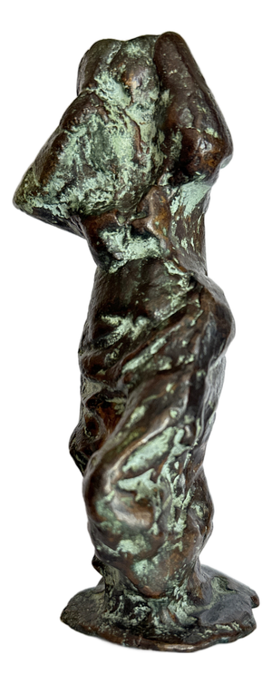 Curt Beckmann, Draped Figure, 1970s, Bronze