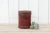 Red Crimson Rustic Metal Drum Container For Sale - Image 8 of 9