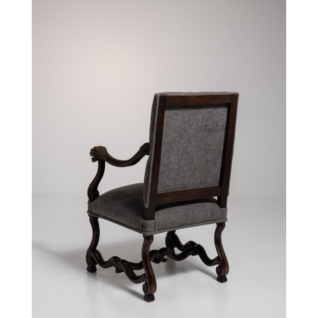 19th Century Brown Wood Club Chairs For Sale - Image 12 of 15