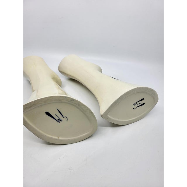 Vintage French Anthropomorphic Vases by Gabrielle Mackiewicz, 1970, Set of 2 For Sale - Image 6 of 8