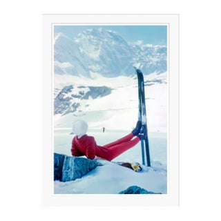 Toni Frissell 'Haute Route Repose' Archival Pigment Print Framed in White For Sale