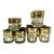 Mid 30th Century Cera “Golden Grapes Green” Cocktail Glassware - Set of 12 For Sale