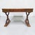 Wood 1970s Woven Rattan Victorian Style Faux Bamboo Desk For Sale - Image 7 of 10