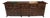 Large Spanish Rustic Carved Wood Credenza For Sale