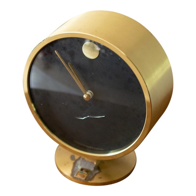 1960s Howard Miller Mid-Century Modern Clock For Sale
