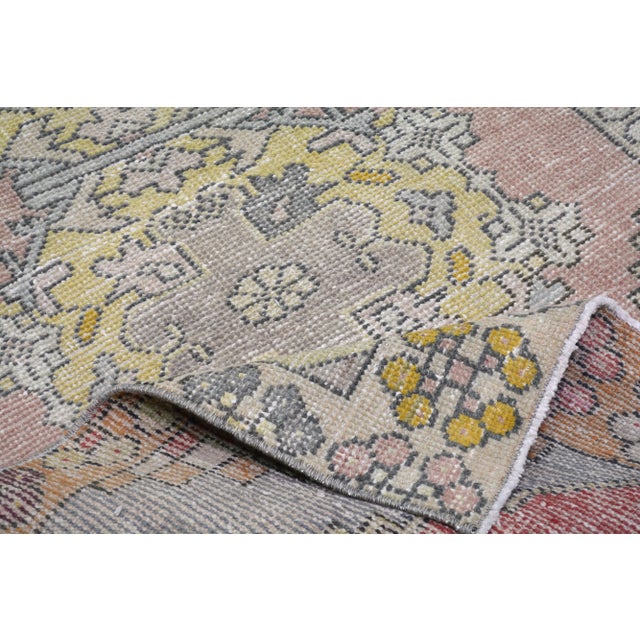 Traditional Vintage Turkish Hand Knotted Wool Rug, 2'9"x8'6" For Sale - Image 3 of 4