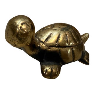 Bronze Turtle Statue Animal Sculpture Christmas Gift Turtle Figure Tortoise Mini For Sale