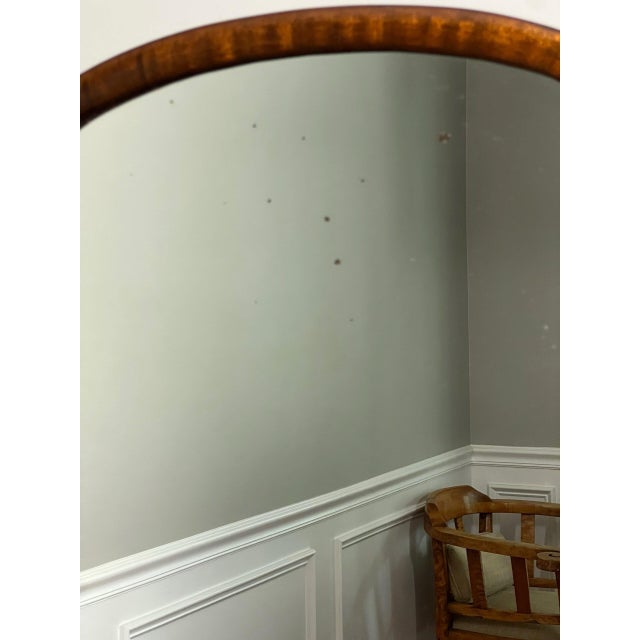 Wood English Large Victorian Style Mahogany Footed Dressing Table Mirror, 1910s For Sale - Image 7 of 14