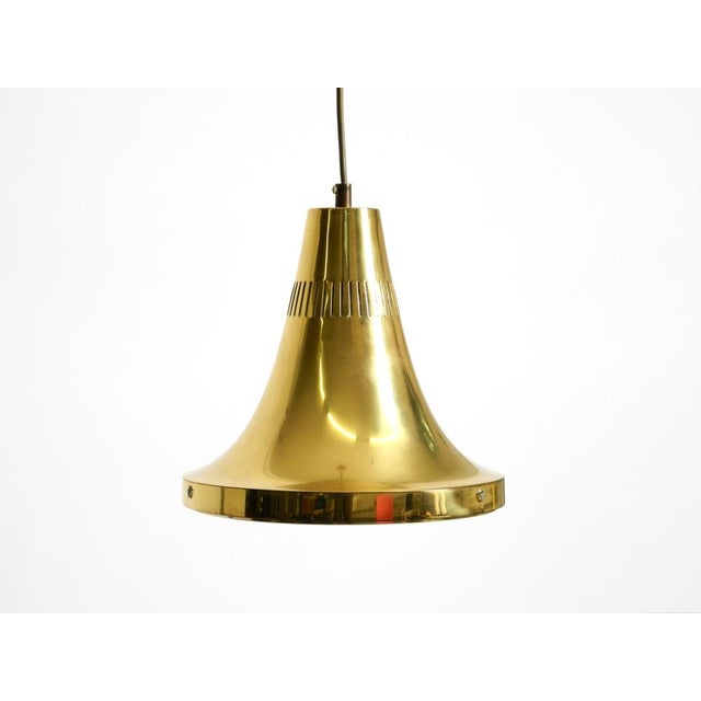 1960s Model T 598 Pendant Lamp in Brass by Hans-Agne Jakobsson, Markaryd, Sweden, 1960s For Sale - Image 5 of 16
