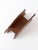 Brown Vintage Folk Art Carved Wooden Pig Napkin Holder For Sale - Image 8 of 10